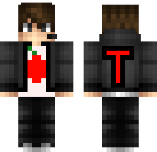 Crimson Suit Executive Skin - Boys Minecraft skin for Bedrock 1.21