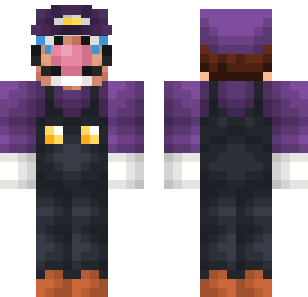 Purple Guardian Officer Skin - Cartoon Minecraft skin for Bedrock 1.21