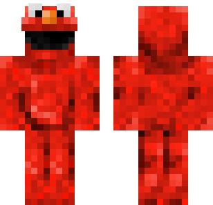 Crimson Devil Warrior Skin - Cartoon Minecraft skin for Bedrock 1.21
