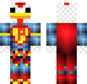 Royal Knight Guardian Skin - Cartoon Minecraft skin for Bedrock 1.21