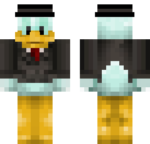 Arctic Gentleman Explorer Skin - Cartoon Minecraft skin for Bedrock 1.21