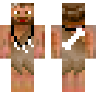 Rugged Desert Nomad Skin - Cartoon Minecraft skin for Bedrock 1.21