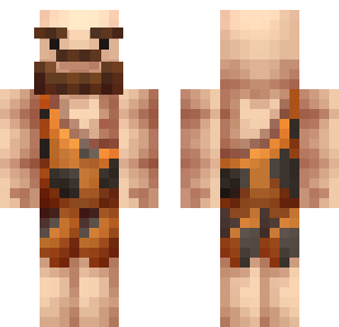 Tribal Warrior Hunter Skin - Cartoon Minecraft skin for Bedrock 1.21