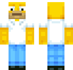 Golden Chef Steve Skin - Cartoon Minecraft skin for Bedrock 1.21
