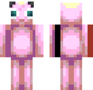 Pink Pastel Knight Skin - Cartoon Minecraft skin for Bedrock 1.21