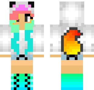 Pastel Ocean Explorer Skin - Cute Minecraft skin for Bedrock 1.21