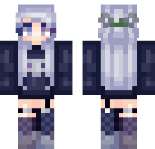 Silver Frost Guardian Skin - Hero Minecraft skin for Bedrock 1.21