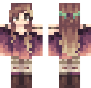 Rustic Adventure Wanderer Skin - Hero Minecraft skin for Bedrock 1.21