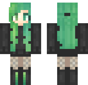 Emerald Hooded Archer Skin - Hero Minecraft skin for Bedrock 1.21
