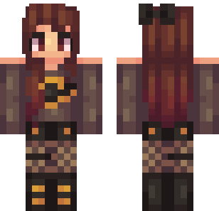 Crimson Battle Warrior Skin - Hero Minecraft skin for Bedrock 1.21