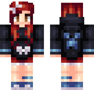 Burgundy Hooded Rebel Skin - Hero Minecraft skin for Bedrock 1.21