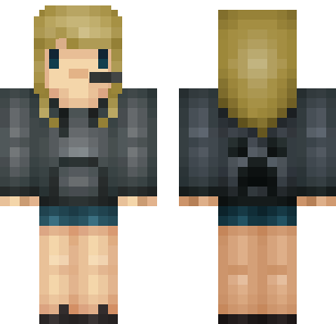 Blonde Urban Explorer Skin - Hero Minecraft skin for Bedrock 1.21
