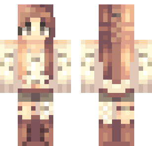 Auburn Village Maiden Skin - Hero Minecraft skin for Bedrock 1.21