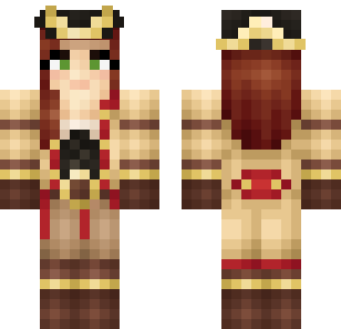 Viking Shield Maiden Skin - Hero Minecraft skin for Bedrock 1.21