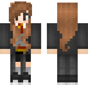 Amber Scholar Adventurer Skin - Hero Minecraft skin for Bedrock 1.21