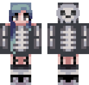 Arctic Warrior Princess Skin - Hero Minecraft skin for Bedrock 1.21