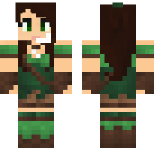 Forest Ranger Guardian Skin - Hero Minecraft skin for Bedrock 1.21