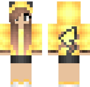 Golden Angel Warrior Skin - Hero Minecraft skin for Bedrock 1.21