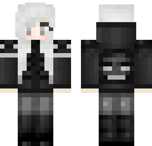 Shadow Warrior Maiden Skin - Hero Minecraft skin for Bedrock 1.21