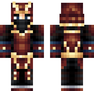 Skóra Szkarłatnego Dowódcy w Zbroi - Military Minecraft skin for Bedrock 1.21