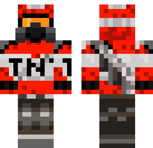 Skórka Żołnierza Demolacji TNT - Military Minecraft skin for Bedrock 1.21