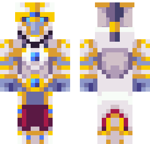 Skóra Złotej Królewskiej Straży - Military Minecraft skin for Bedrock 1.21