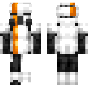 Skórka Pomarańczowego Specjalisty Walki - Military Minecraft skin for Bedrock 1.21