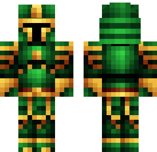 Skóra Żołnierza Szmaragdu - Military Minecraft skin for Bedrock 1.21