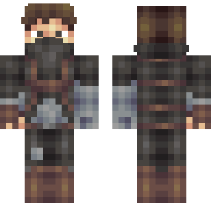 Kamizelka Taktyczna Charcoal - Military Minecraft skin for Bedrock 1.21