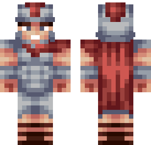Skóra Żołnierza ze Stali Karmazynowej - Military Minecraft skin for Bedrock 1.21