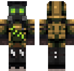 Skórka Komandosa Mrocznego Lasu - Military Minecraft skin for Bedrock 1.21
