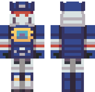 Skórka Admirała Marynarki Kobaltowej - Military Minecraft skin for Bedrock 1.21