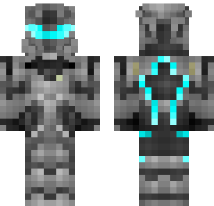 Skóra Cyber Steel Soldier - Military Minecraft skin for Bedrock 1.21