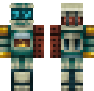Skóra Medyka Combat Teal - Military Minecraft skin for Bedrock 1.21