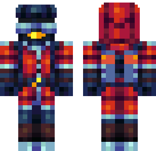 Skórka Szefa Karmazynowej Wojny - Military Minecraft skin for Bedrock 1.21