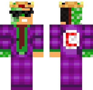 Skórka Specjalisty Walki w Fiolecie - Military Minecraft skin for Bedrock 1.21