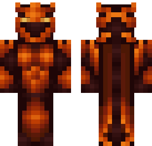 Molten Lavabästie Skin - Monsters Minecraft skin for Bedrock 1.21