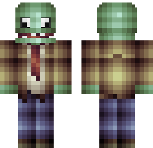 Ruttnande Kontorszon Zombie Skin - Monsters Minecraft skin for Bedrock 1.21