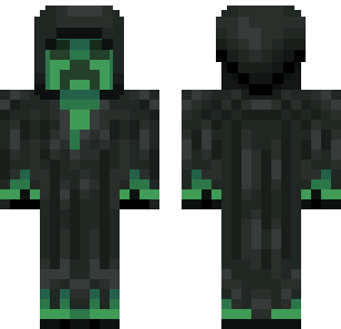 Shadow Zombie Stalker Skin - Monsters Minecraft skin for Bedrock 1.21