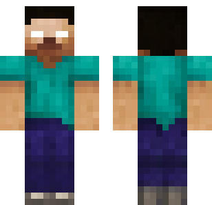 Skäggig Turkos Vandrare Skin - Monsters Minecraft skin for Bedrock 1.21