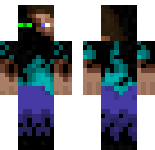 Skadad Diamond Miner Skin - Monsters Minecraft skin for Bedrock 1.21