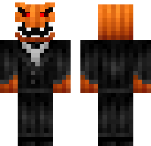 Blazing Fox Smoking Skin - Monsters Minecraft skin for Bedrock 1.21