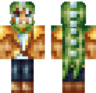 Mossy Forest Druid Skin - Monsters Minecraft skin for Bedrock 1.21