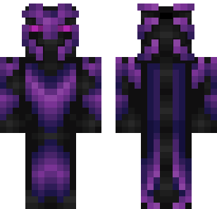 Void Crystal Wraith Skin - Monsters Minecraft skin for Bedrock 1.21