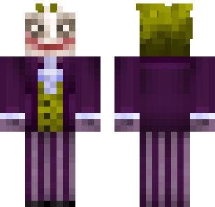 Lila Joker Monster Skin - Monsters Minecraft skin for Bedrock 1.21