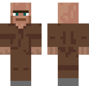 Jordisk Väktare Villager Skin - Monsters Minecraft skin for Bedrock 1.21