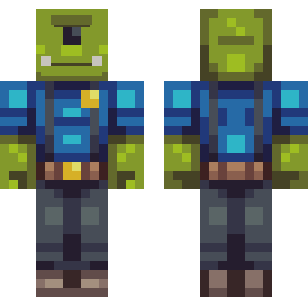 Zombie Forest Guardian Skin - Monsters Minecraft skin for Bedrock 1.21