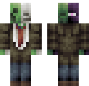Zombie Business Executive Skin - Monsters Minecraft skin for Bedrock 1.21