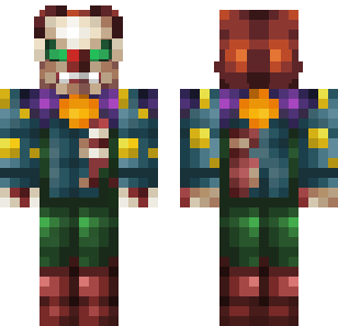 Smaragdnarr Skurk Skin - Monsters Minecraft skin for Bedrock 1.21