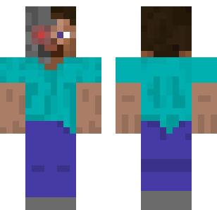 Zombie Steve Klassisk Skin - Monsters Minecraft skin for Bedrock 1.21
